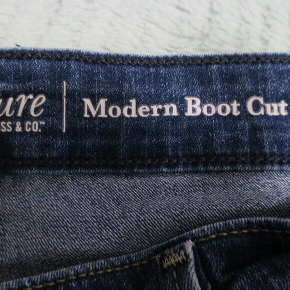 Levi's Jeans Signature Modern Boot Cut blue jeans with stretch, mid rise size 12 - Picture 3 of 9